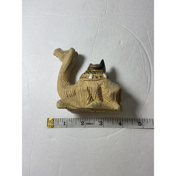 Uruguay Sleepy Camel Figurine Artesania Rinconada Art Pottery Animal Sculpture - Picture 3 of 10